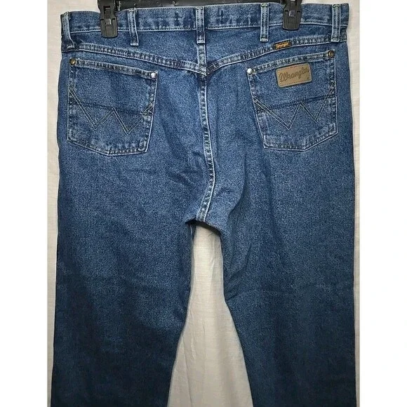 Wrangler George Strait Collection Blue Jeans 38x30, A102 3030, 1013MGSHD - Picture 6 of 9
